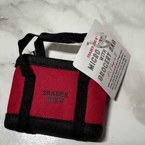 Trader Joe’s Micro Tote with Grocery Bag. NWT